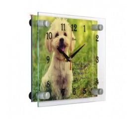 Часы из стекла