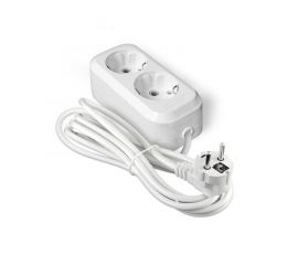 2 гнезда 2300Вт с з/к ПВС серия «ЛЮКС»