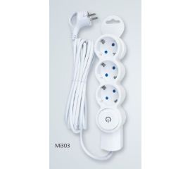 3 гнезда 3500 Вт с з/к, выкл