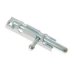 Задвижка накладная ЗТ1 пол. белый 74х14,5 (1/150)