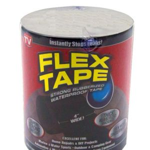 Сверхсильная клейкая лента Fleks Tape 10*152см черный 1/100