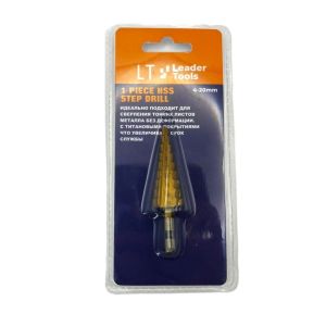 Сверло ступенчатое Ø 4-20мм Leader Tools  1/20/200