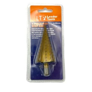 Сверло ступенчатое Ø 4-39мм Leader Tools LT 1/50/100