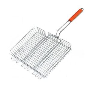 Решетка гриль для курицы никелированная 300х210х60мм 1/24