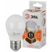 ЭРА LED STD P45-11W-827-E27 шар теплый белый свет (10/100/3000)