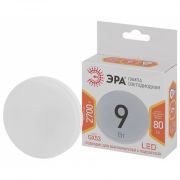 ЭРА LED smd GX- 9w-827-GX53 таблетка GX53 9Вт теплый белый свет(10/100/2400)