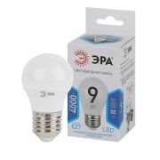 ЭРА LED STD P45- 9W-840-E27 шар нейтральный белый свет (10/100/3600)