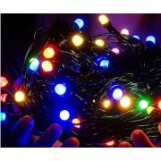 Гирлянда светодиод.белая нить  8 режимов 9V 20м