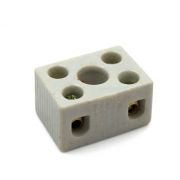 Колодка клеммная 2*2 керамика-15А Terminal Block 2W5H-15A 2P  1/50
