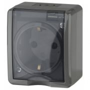 11-2401-03  ЭРА Розетка 2P+E IP54, 16АХ-250В, ОУ, Эра Эксперт, серый (16/160/2560)