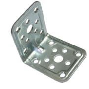 Уголок крепежный оцинкованный 62*62*50 (2мм) усиленный цинк (1/50)