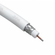 ЭРА Кабель коаксиальный RG-6U, 75 Ом, CCS/(оплётка Al 32%), PVC, цвет белый, бухта 100 м, SIMPLE 1/6