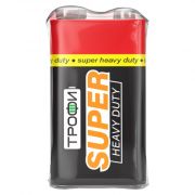 Трофи Элемент питания 6F22-1S SUPER HEAVY DUTY Zinc КРОНА (срок годн. 12.2025) (10/500/18000)