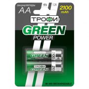 Аккумуляторная батарея ТРОФИ HR6-2BL 2100 mAh (20/240/14400)*