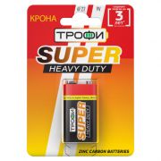 Трофи Элемент питания 6F22-1BL КРОНА SUPER HAEVY DUTY (блистер) КРОНА (1/12/96)