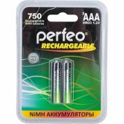 Perfeo AAA 750mAh/2BL  Аккумулятор Пластик