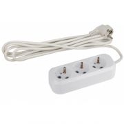 UX-3e- 3m Удлинитель Эра с/з, 3х0,75мм2, ПВС, 10А/2200Вт, 3гн, 3м (20/600)