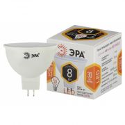 ЭРА LED STD MR16- 8w-827-GU5.3 софит теплый белый свет (10/100/4000)