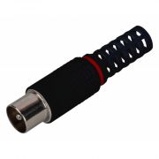 Штекер TV ЭРА  R-TV05  без пайки цвет чёрный 1/100/2500