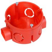 Подрозетник по бетону 68*45 красный 1/двести