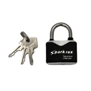 Замок навесной металлический (в цветном пластике) 40мм пластик SPARK LUX/XPERT №364 1/6/240