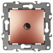 12-3101-14 ЭРА Розетка TV одиночная, Эра12, медь ***ТМ
