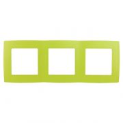 12-5003-26 ЭРА Рамка на 3 поста, Эра12, лайм /15