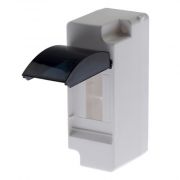 Корпус КМПн 1/2 навесной пластик IP30 с прозрачной крышкой ЭРА SIMPLE (1/56)