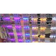 Светодиодная гирлянда-штора (белый) /300LED 2м*2м/ (дом/улица)