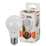 ЭРА LED STD A60- 9W-827-E27 груша теплый белый свет (10/100)