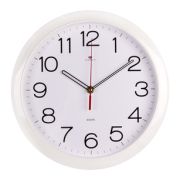 6026 W Часы настенные круг d=29см, корпус белый «Классика»