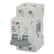 Автоматический выключатель SIMPLE-mod-12 ВА47-29 2P 16А 4,5кА х-ка C ЭРА SIMPLE (6/90/2520)