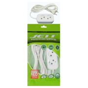 155-103 Удлинитель Джетт РС-2 (ПВС) 2гн 3м б/з 10А 2200 Вт, 2х0,75 (1/45)*