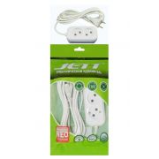 155-105 Удлинитель Джетт РС-2 (ПВС) 2гн 5м б/з 10А 2200 Вт, 2х0,75 (1/40)