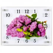 3040-1101 (10) Часы настенные «Ветка сирени»