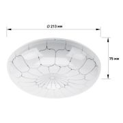 SPB-6-12-4K ЭРА Светодиод. св-к 12Вт 4000K «Pautina» 1/20*