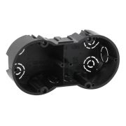 Коробка установочная ЭРА KUT-2-70-45 2-х местная 141*70*45мм для твердых стен, саморез IP20 (1/100)