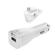 ЗУ авто USB + кабель Type-C (5B,2000mA) TDS TS-CAU04(346) Белый ТМ