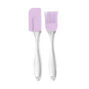 Набор лопатка и кисточка силиконовые (силикон/прозрачная ручка) PRODUCT