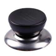 Ручка для стекл. крышек D5см 12-BL (металл+пластик) COOK TOOL (цена за 1шт, выписывать кратно 12шт)
