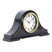1834-002 Часы настольные 35х18 см, корпус черный с золотом «Классика» «Рубин»
