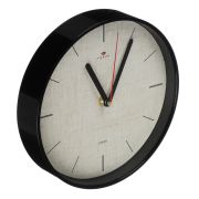 2019-114 (10) Часы настенные круг d=19,5см, корпус черный «Классика»