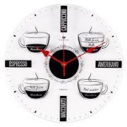 3433-001 (10) Часы круг d=33см, «Coffee time» открытая стрелка, ДВП, стекло, пластмасса