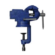 Тиски слесарные X-PERT 80мм XP-0024 настольные поворотные с наковальней