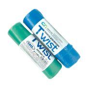 Мешок для мусора TWIST «Премиум» 120л синий/зеленый № 950 (10 шт. в рул.,50 рул в коробке)