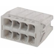 ЭРА NO-224-33 строительно монтажная клемма-208, 8 отверстия 0,5-2,5 мм2 (1уп.- 4шт, цена за 1шт)***