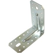 Уголок крепежный оцинкованный большой 125*125*65*1,8 усиленный цинк (1/25)