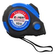 Рулетка-метр автостоп 10 м/25 мм X-PERT SM-208 6/60