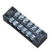 Колодка клеммная ТВ 1506 600V 6P 15A карболит 10/100