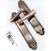 Ручка для входной двери на планке (комплект) Tiffany цвет медь (8509-413 AC) 1/20